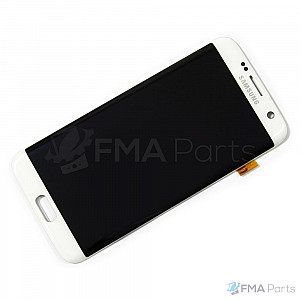 [Refurbished] Samsung Galaxy S7 Edge OLED Touch Screen Digitizer Assembly - White